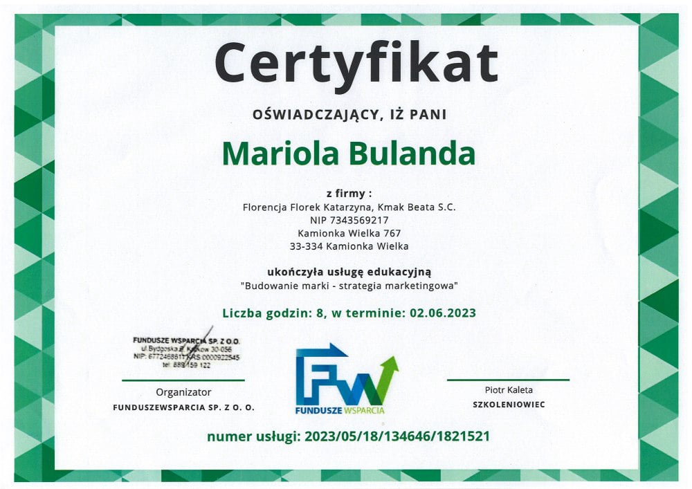 Mariola Bulanda Usługi Księgowe